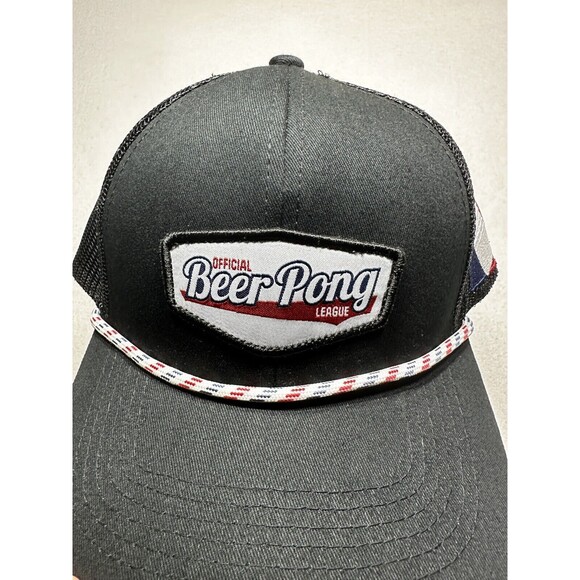 Beer Pong League Rope Snapback Hat Cap Tap Room Outdoor Cap NWT New Official - Picture 2 of 9